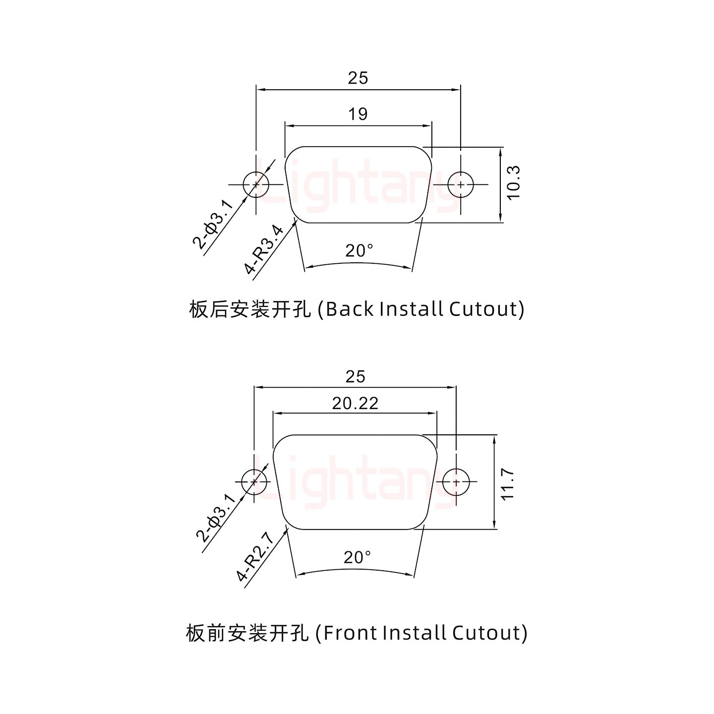 1W1母壓線式/配螺絲螺母/大電流10A