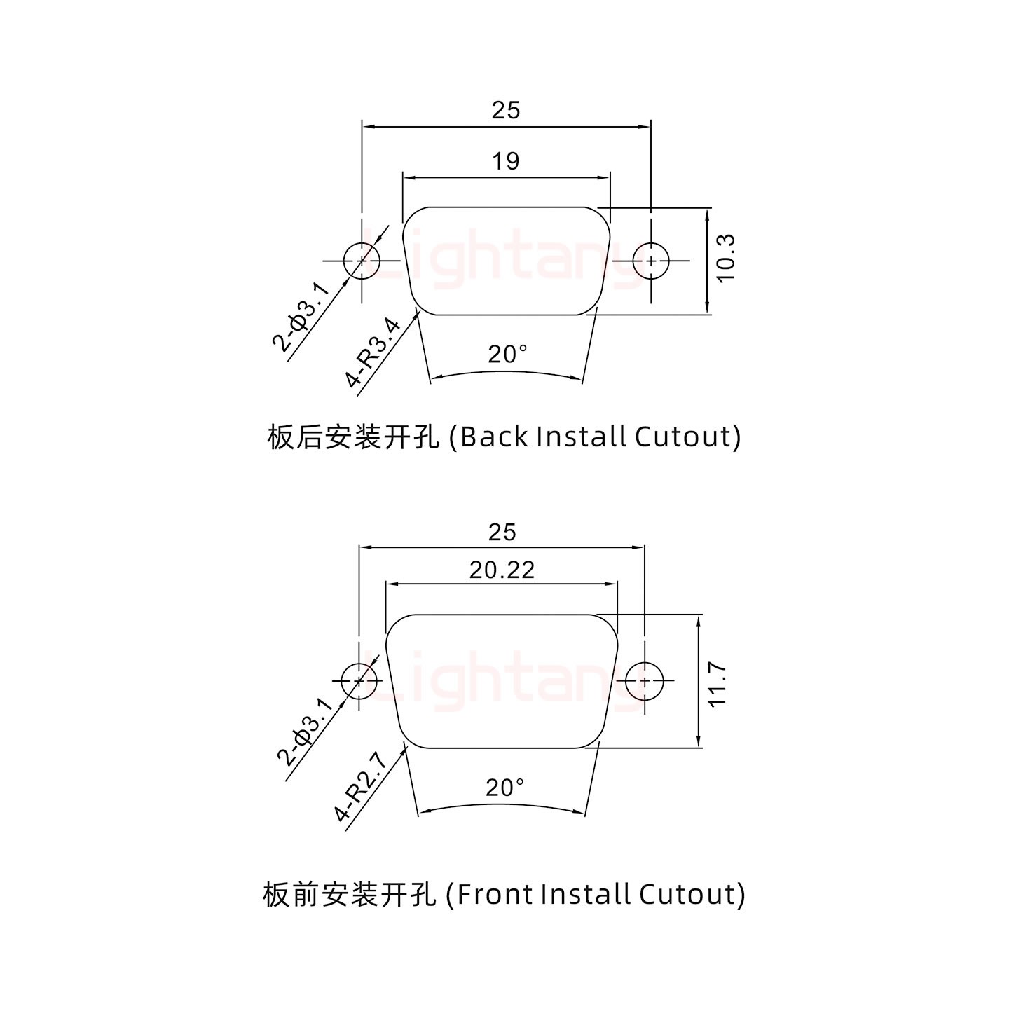 防水DB9 公 焊線式 鎖螺絲 車(chē)針